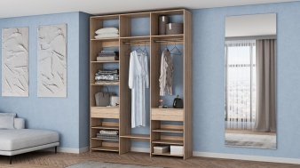 Стеллаж для одежды Мирта 89 BMS - новинка