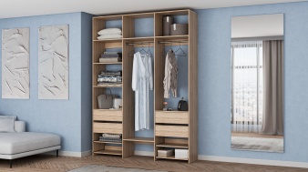 Стеллаж для одежды Мирта 90 BMS