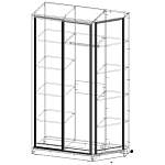 Схема сборки Шкаф-купе со скошеным углом СУ-2 BMS