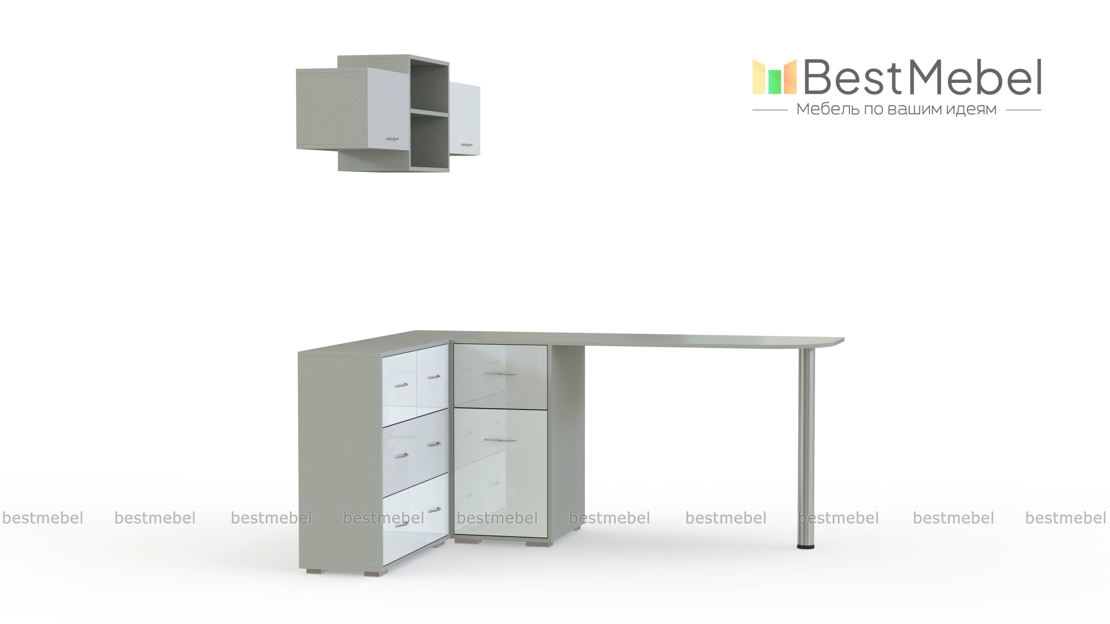 Письменный стол Глэм 3 BMS - Фото