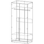 Схема сборки Шкаф распашной Аморет 2 BMS