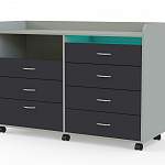 Комод на колесиках Лекси 5 BMS - Фото 6