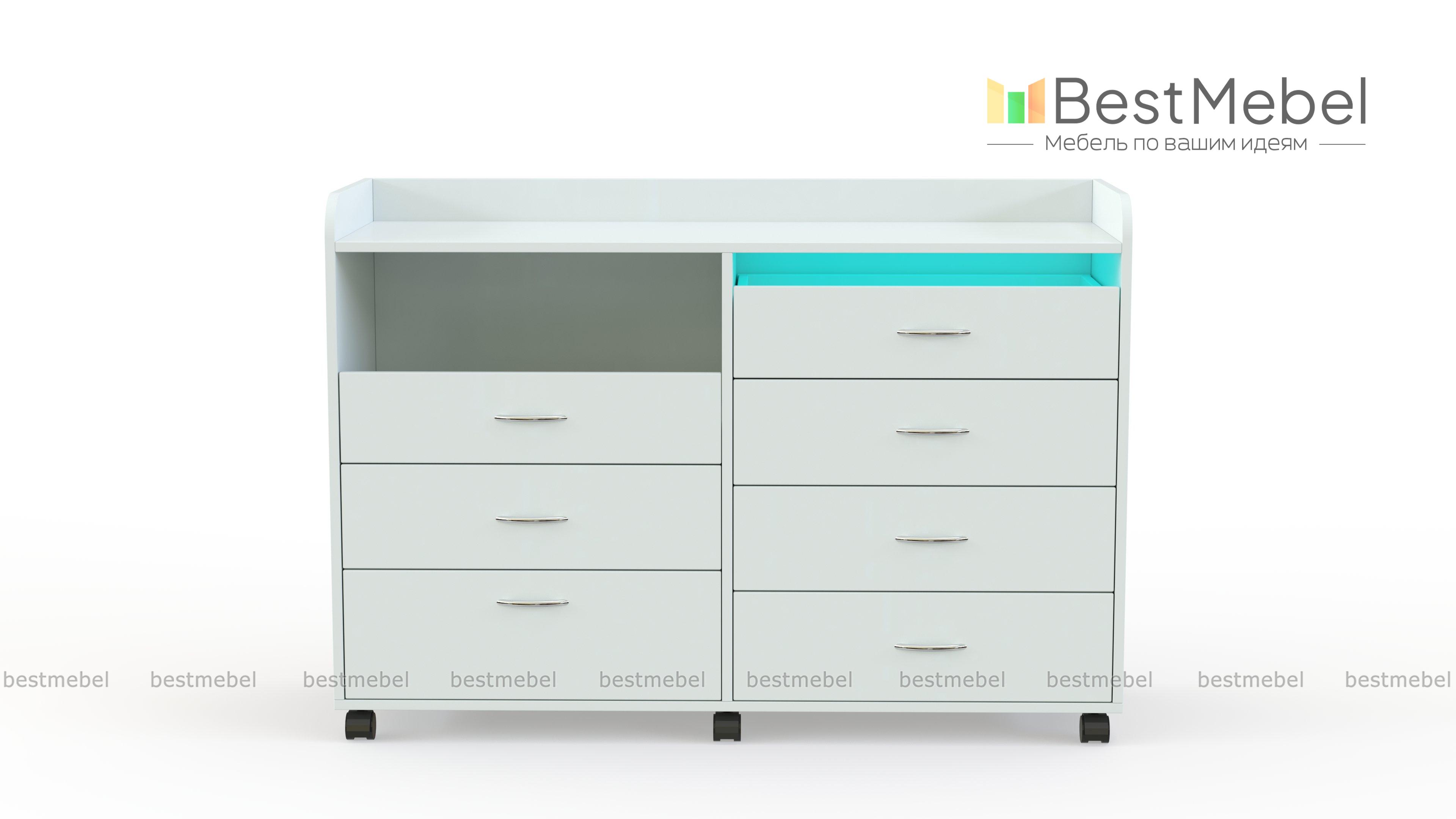 Комод на колесиках Лекси 5 BMS - Фото