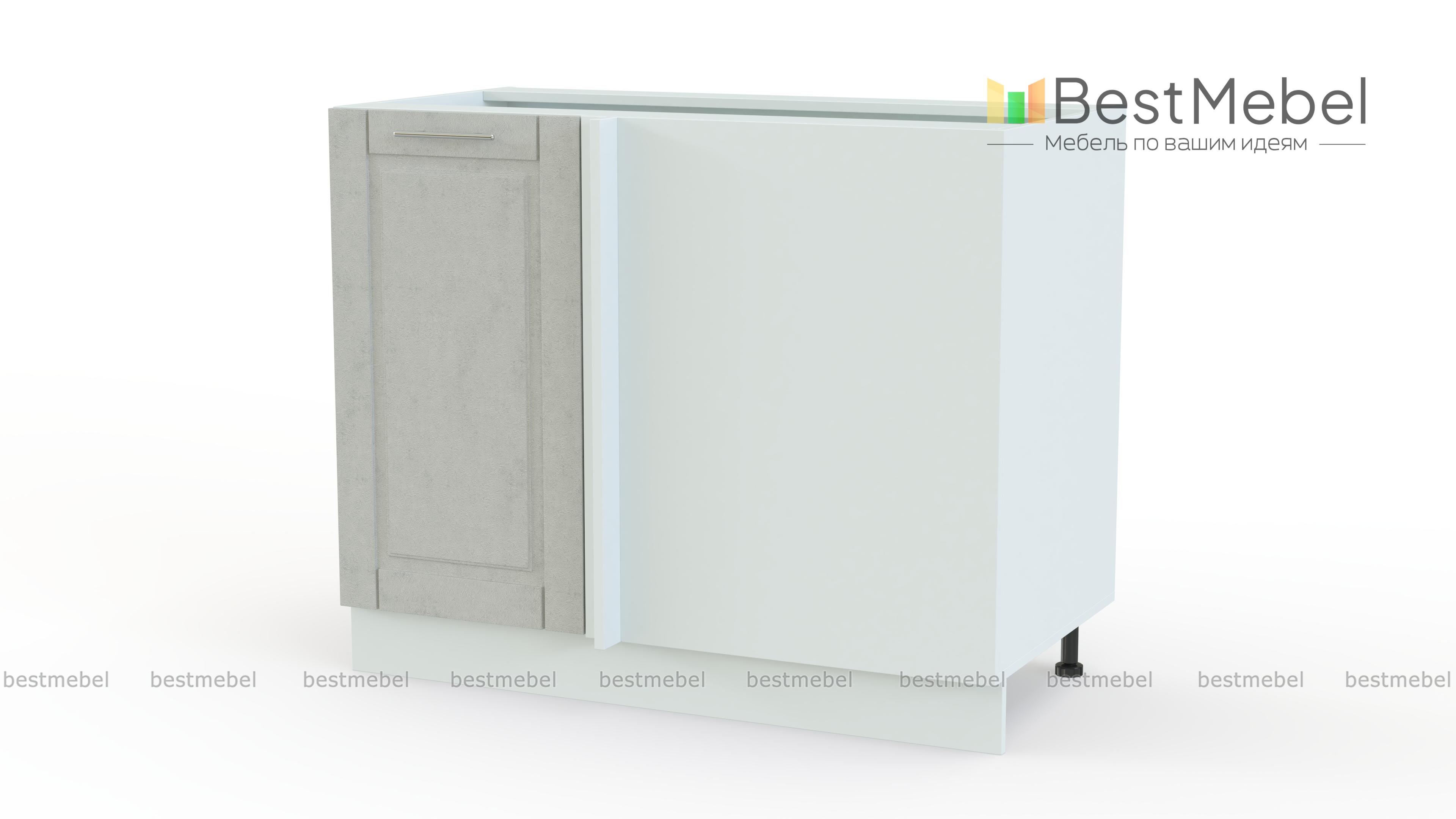 Шкаф нижний Палермо Тумба угловая с прямым фасадом BMS - Фото