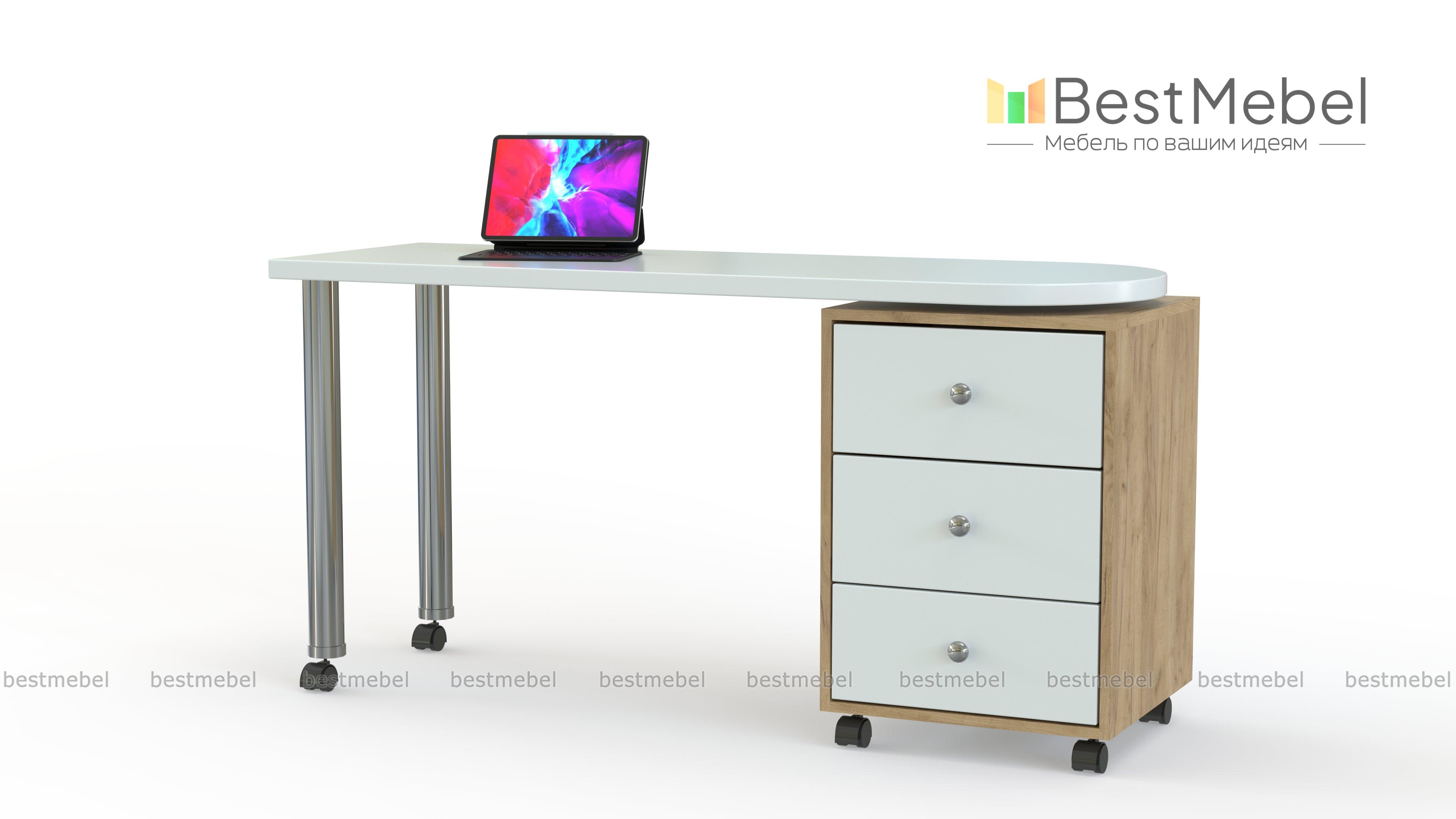 Стол с тумбой Ной-5 BMS - Фото