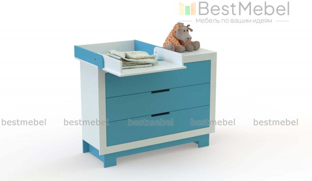 Пеленальный комод Ирис 10 BMS - Фото