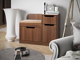 Тумба для обуви Компанит ТО 12 BMS (900х660х380)