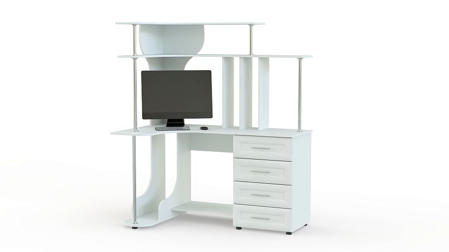 Компьютерный угловой стол Вулкан BMS - Фото