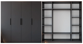 Распашной шкаф Вилета 4 (1800*2400*700) (1800х2400х700)