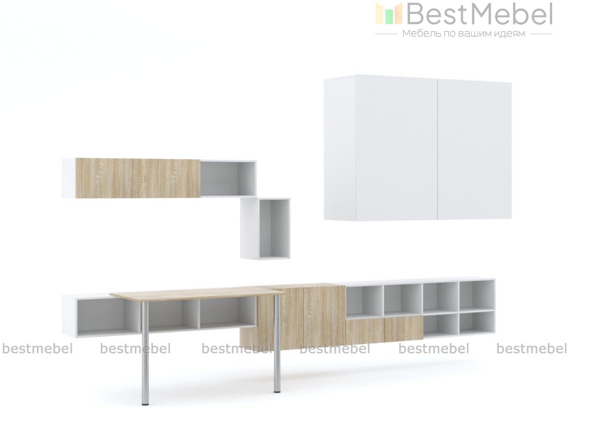 Стенка с рабочим местом Одиссея BMS - Фото