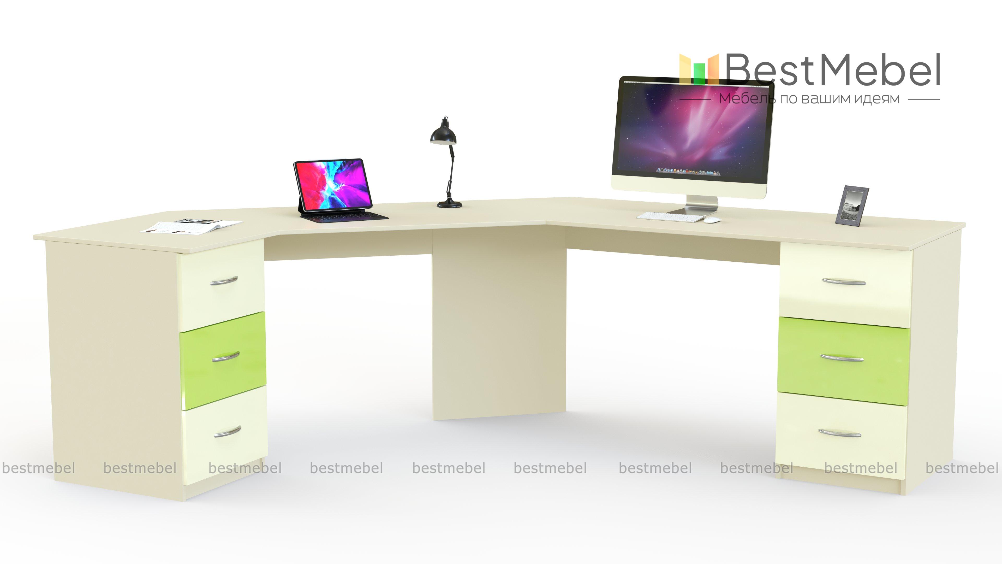 Письменный стол для двоих Дублин 99 BMS - Фото