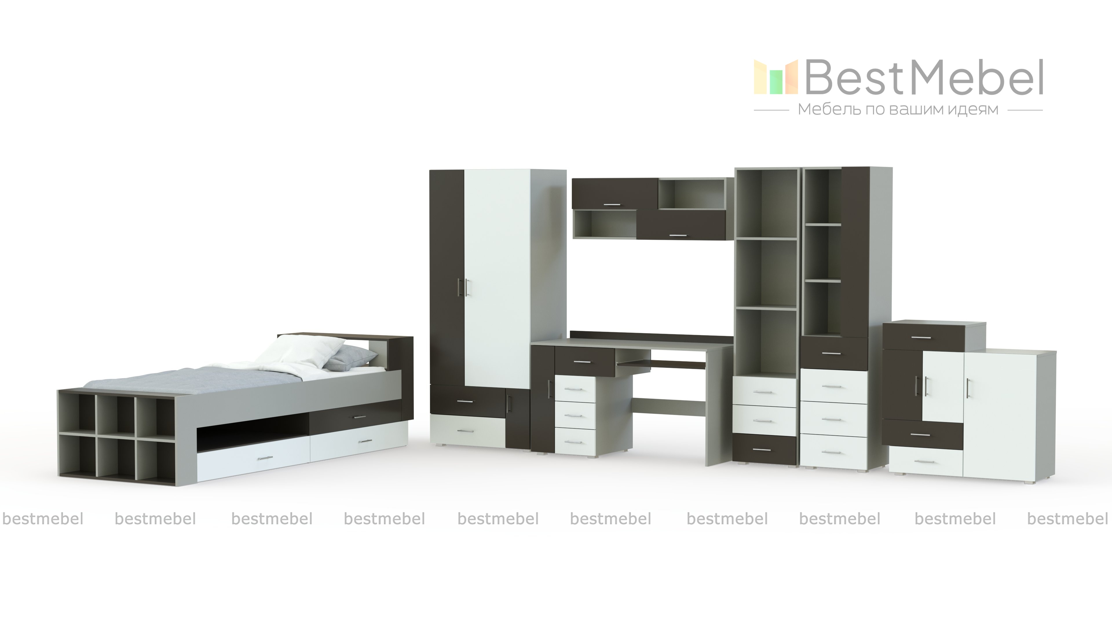 Детская стенка Валли 4 BMS