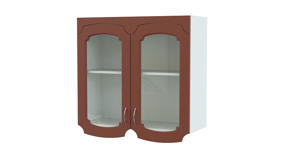 Эмилия шкаф-витрина с полками BMS - Фото