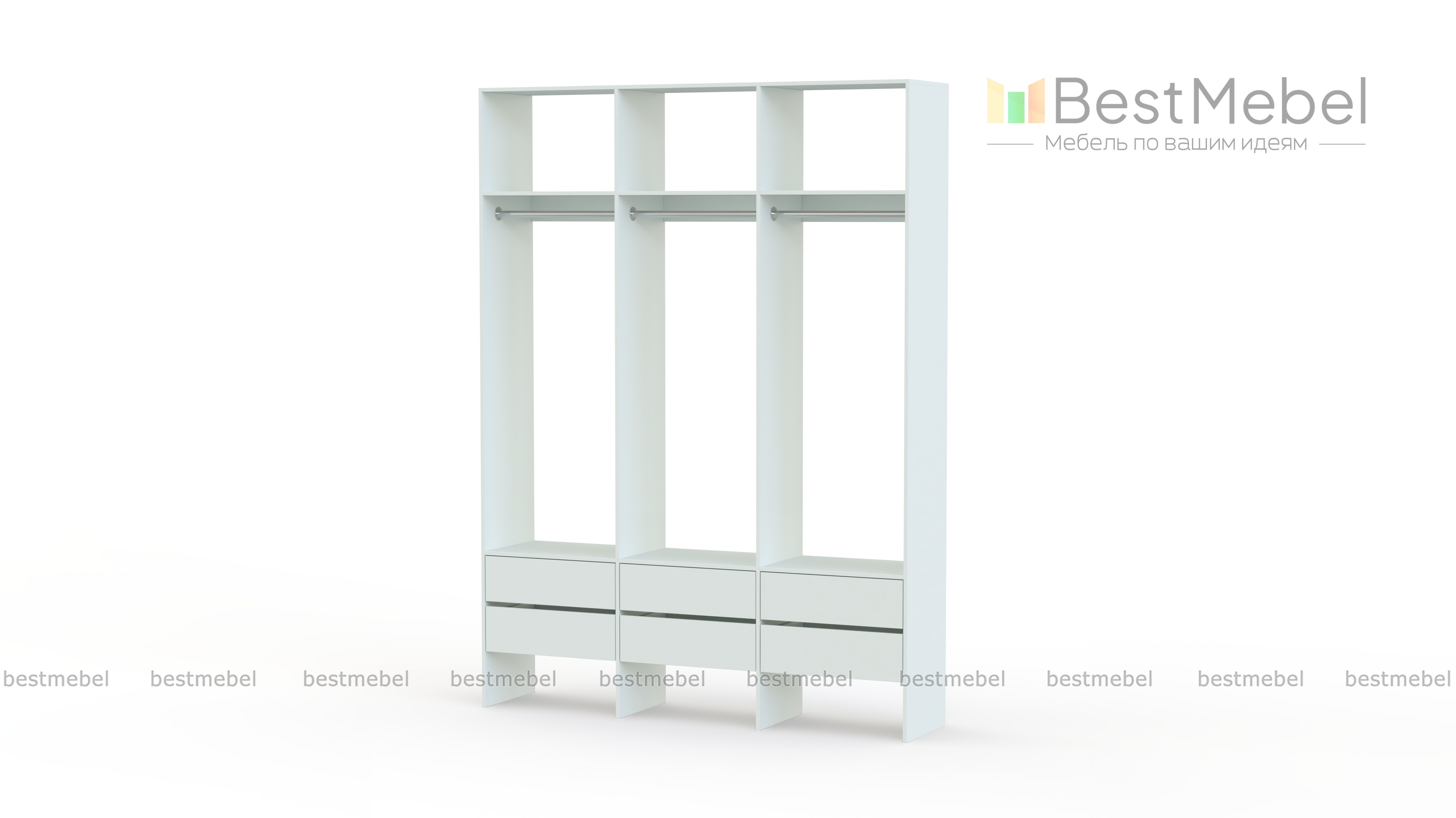 Стеллаж для одежды Мирта 55 BMS