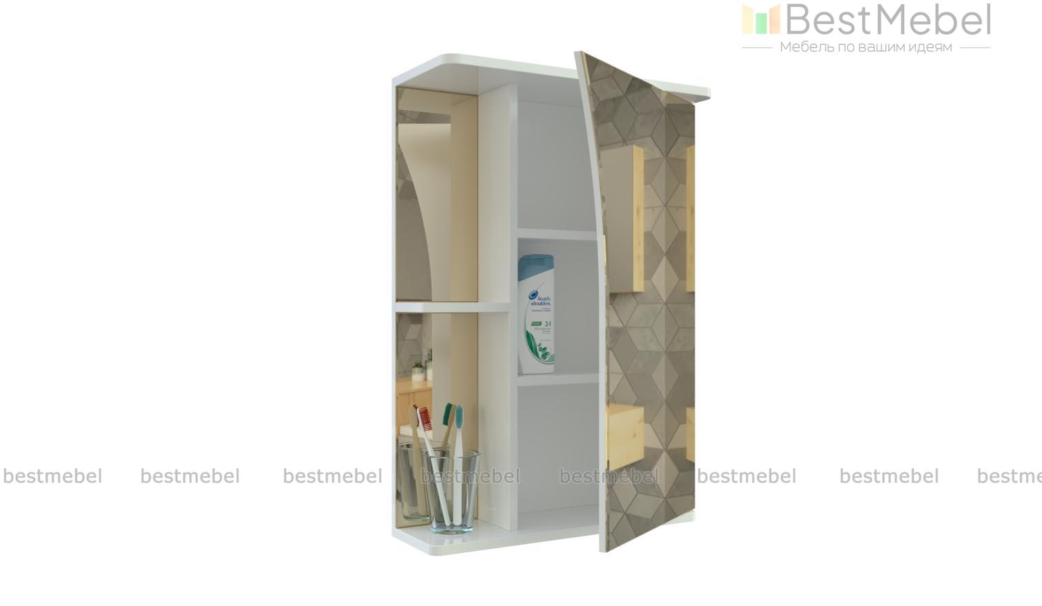 Зеркало в ванную комнату Ньют 6 BMS - Фото