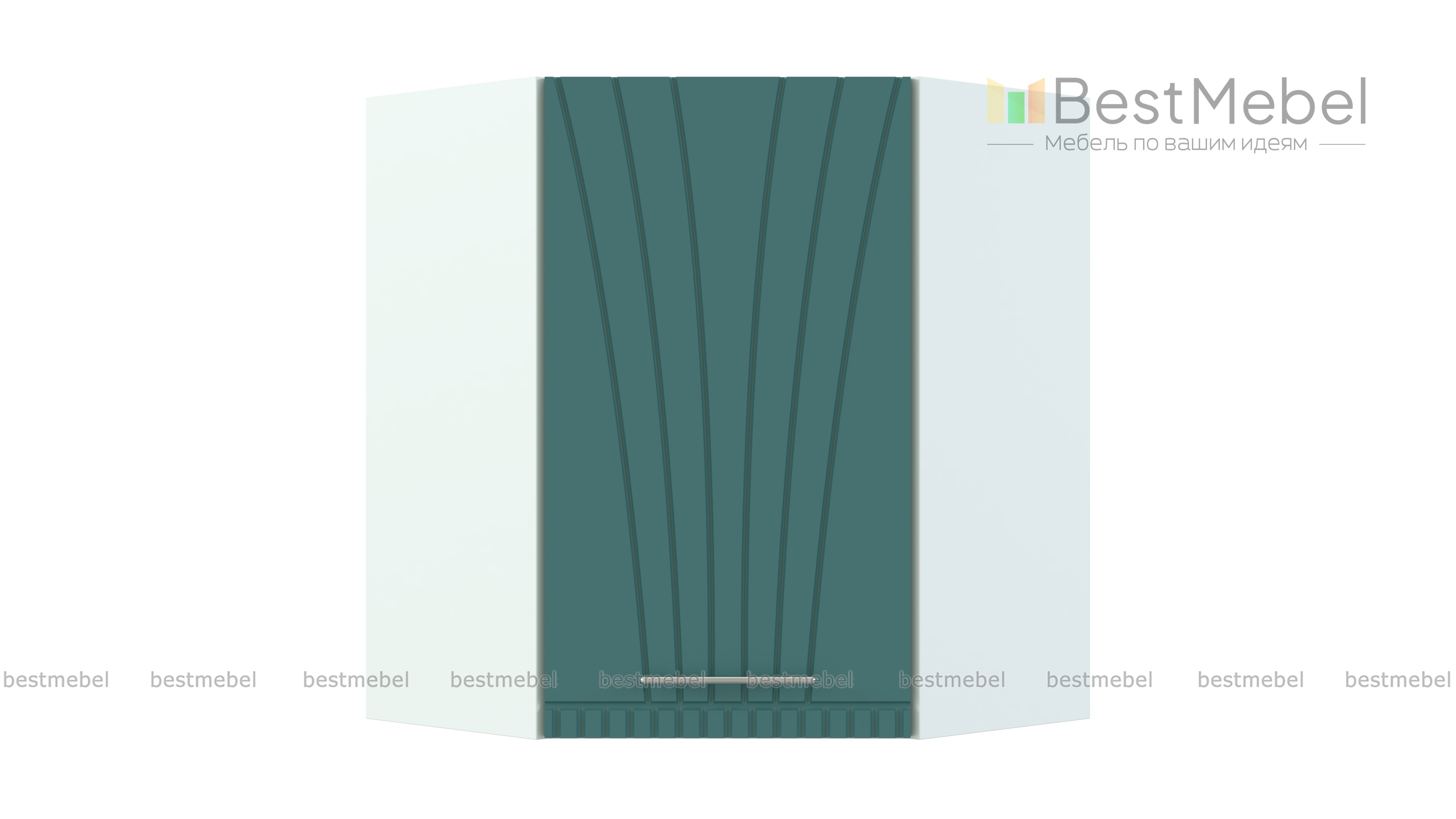 Шкаф навесной угловой Паллада BMS