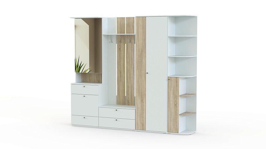 Модульная прихожая Богемия BMS - Фото