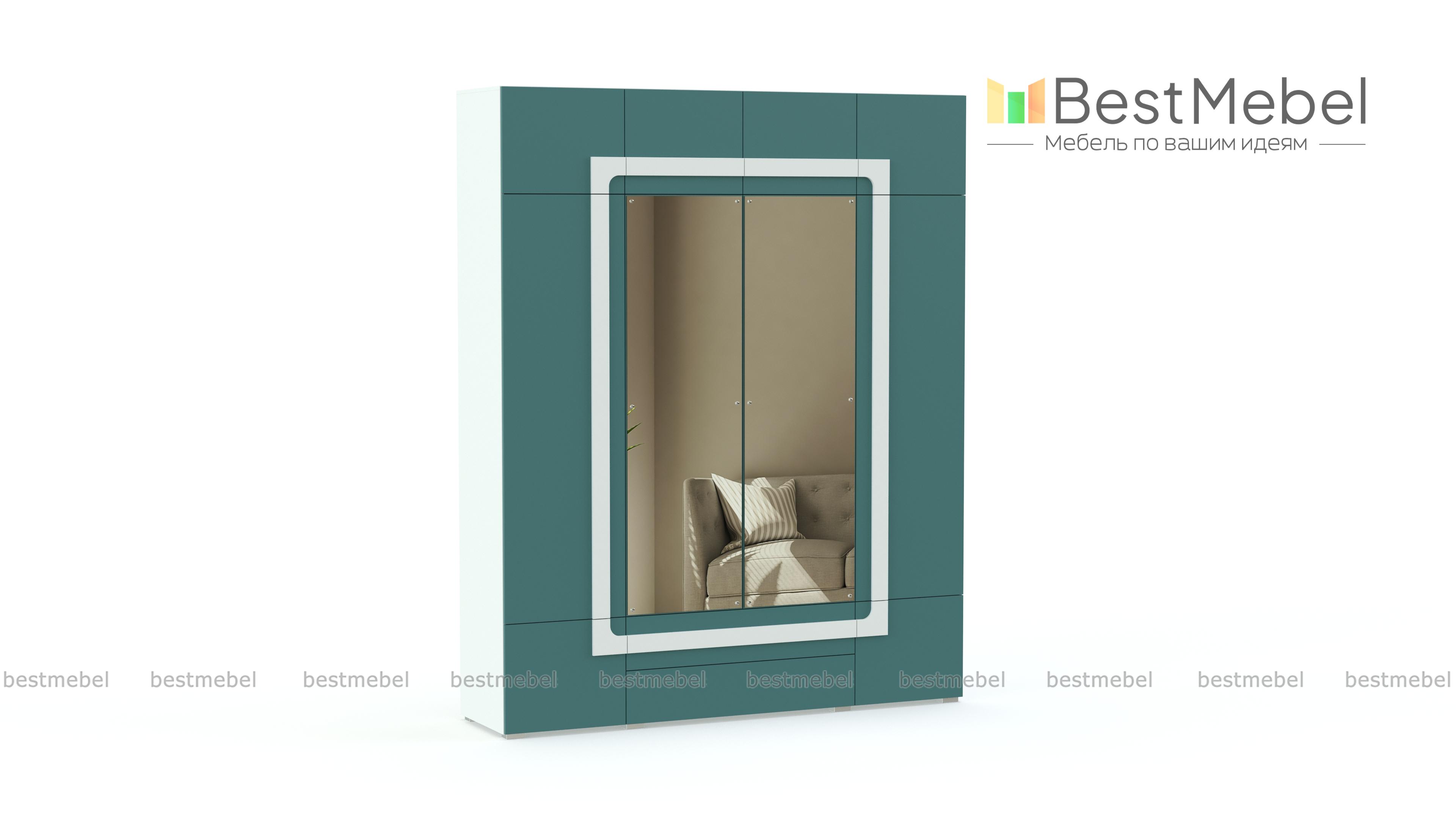 Распашной шкаф Стайл Люкс 19 BMS - Фото