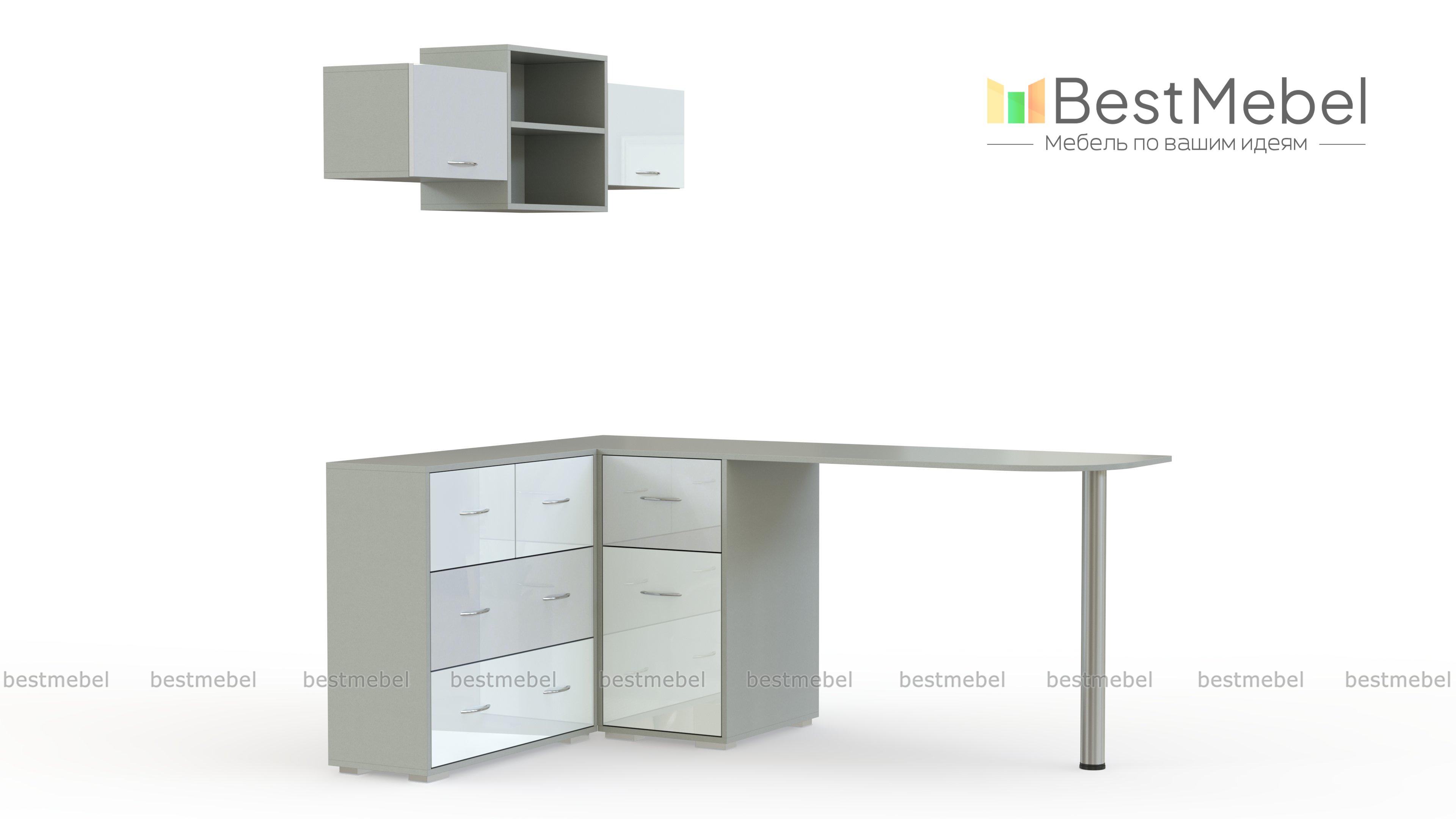 Письменный стол Глэм 3 BMS - Фото