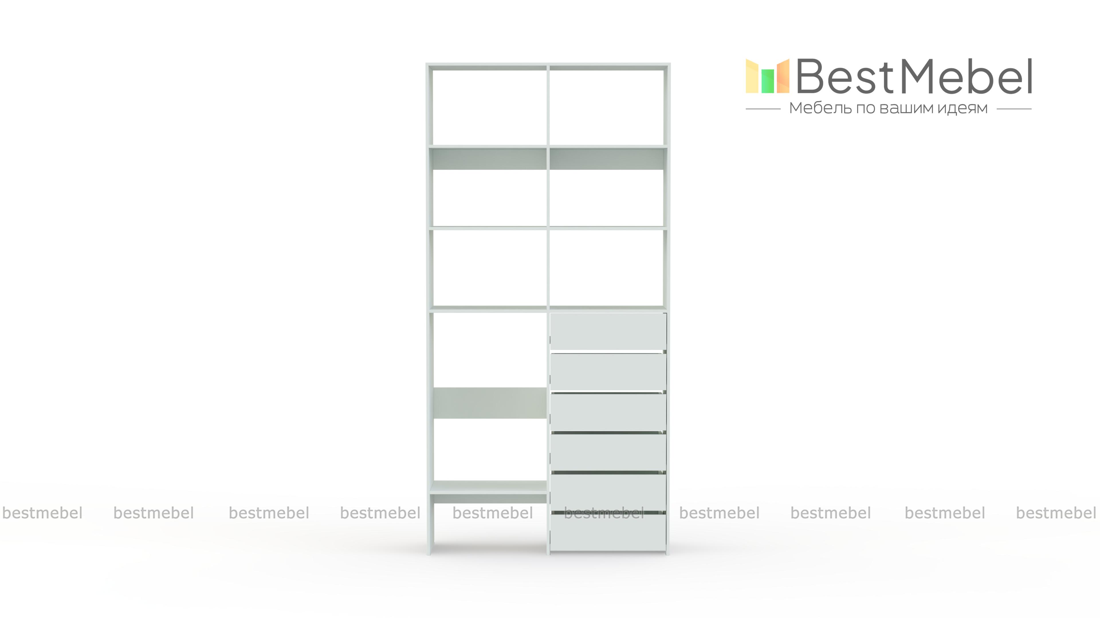 Стеллаж для одежды Мирта 39 BMS - Фото