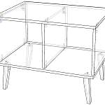 Схема сборки Журнальный стол Метис 3 BMS