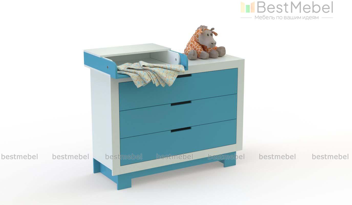 Пеленальный комод Ирис 10 BMS - Фото