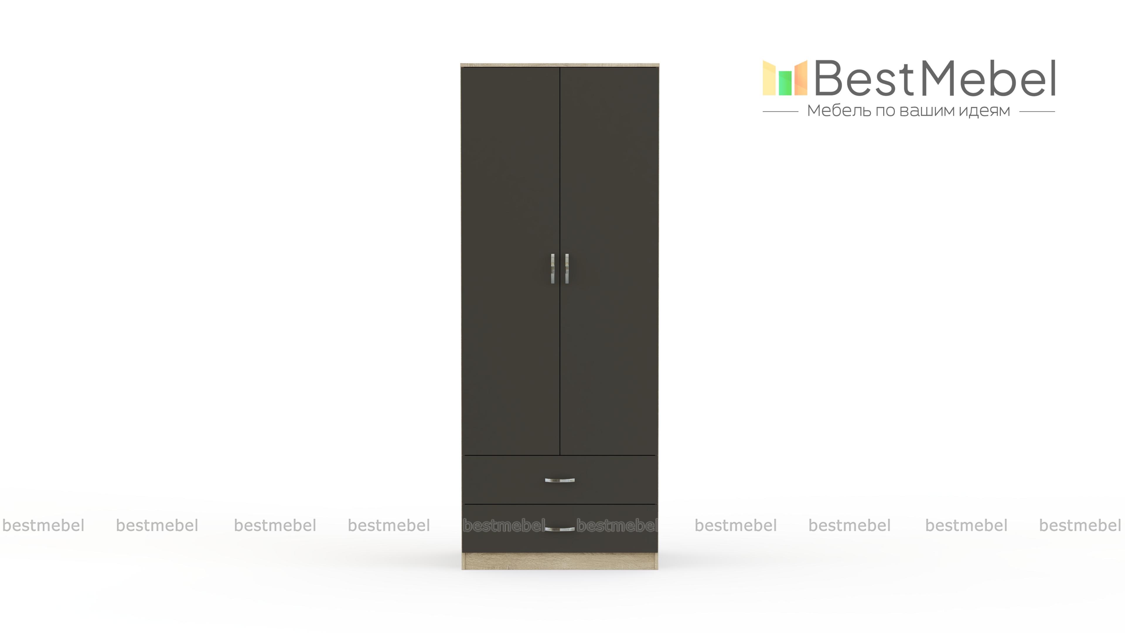 Шкаф распашной Глянец 3 BMS - Фото