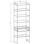 Стеллаж для одежды Мирта 34 BMS