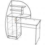 Схема сборки Письменный стол Астра BMS