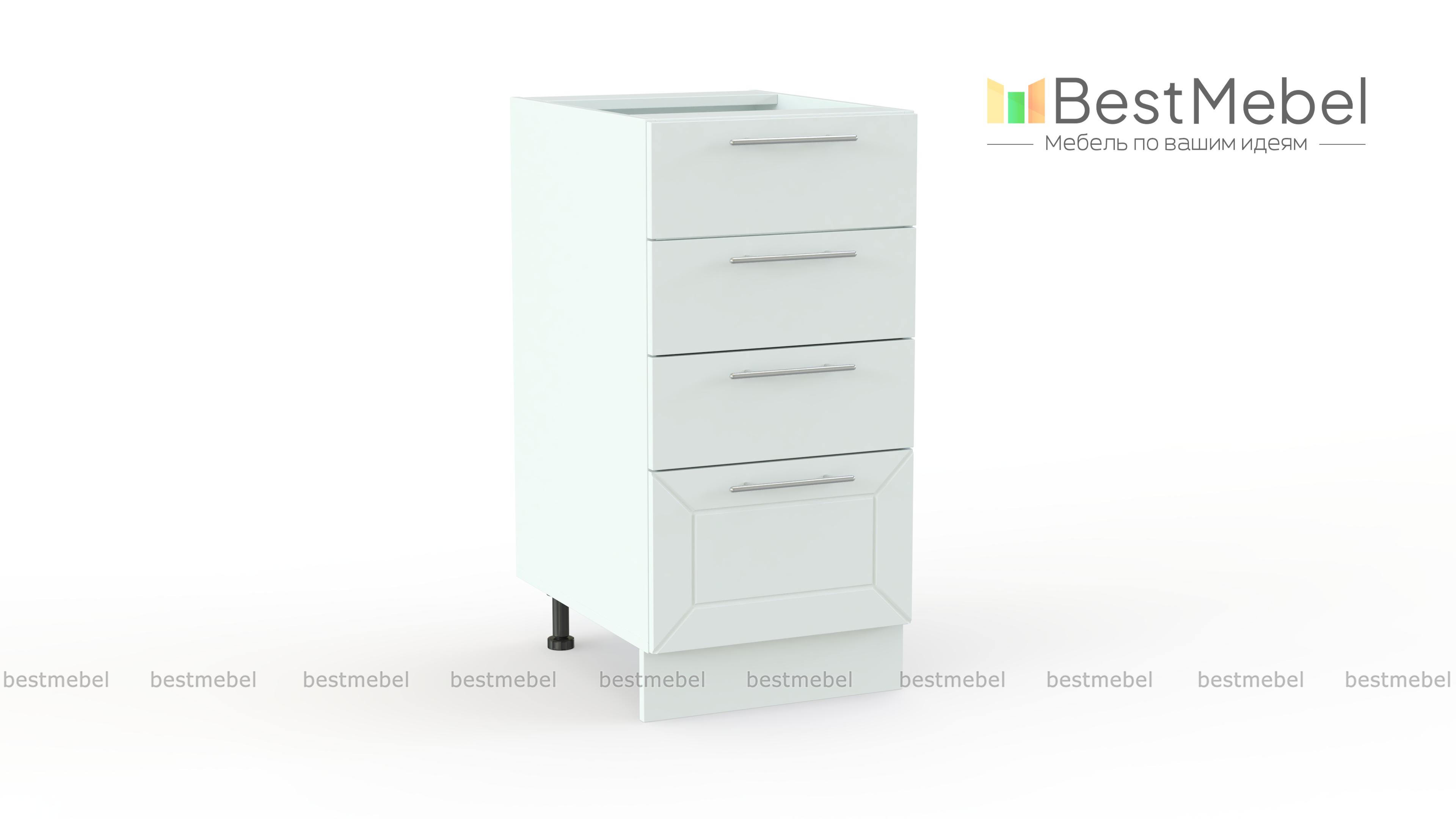 Шкаф нижний с 4-мя ящиками Тетчер BMS - Фото