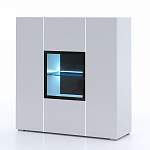 Комод-витрина Лион 121 LED BMS - Фото 1