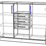 Схема сборки Комод Фред СБ-1013 BMS