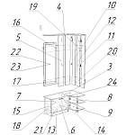 Схема сборки Прихожая угловая Тауз 1 BMS