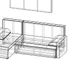 Угловой диван Цезарь У BMS(Еврокнижка (Левый))