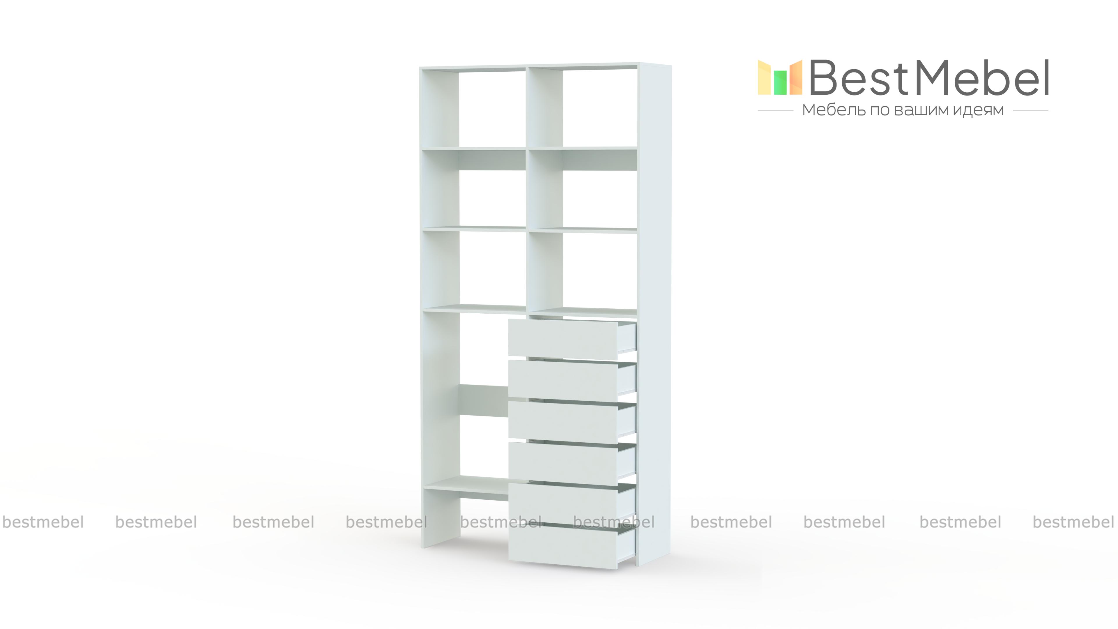 Стеллаж для одежды Мирта 39 BMS - Фото