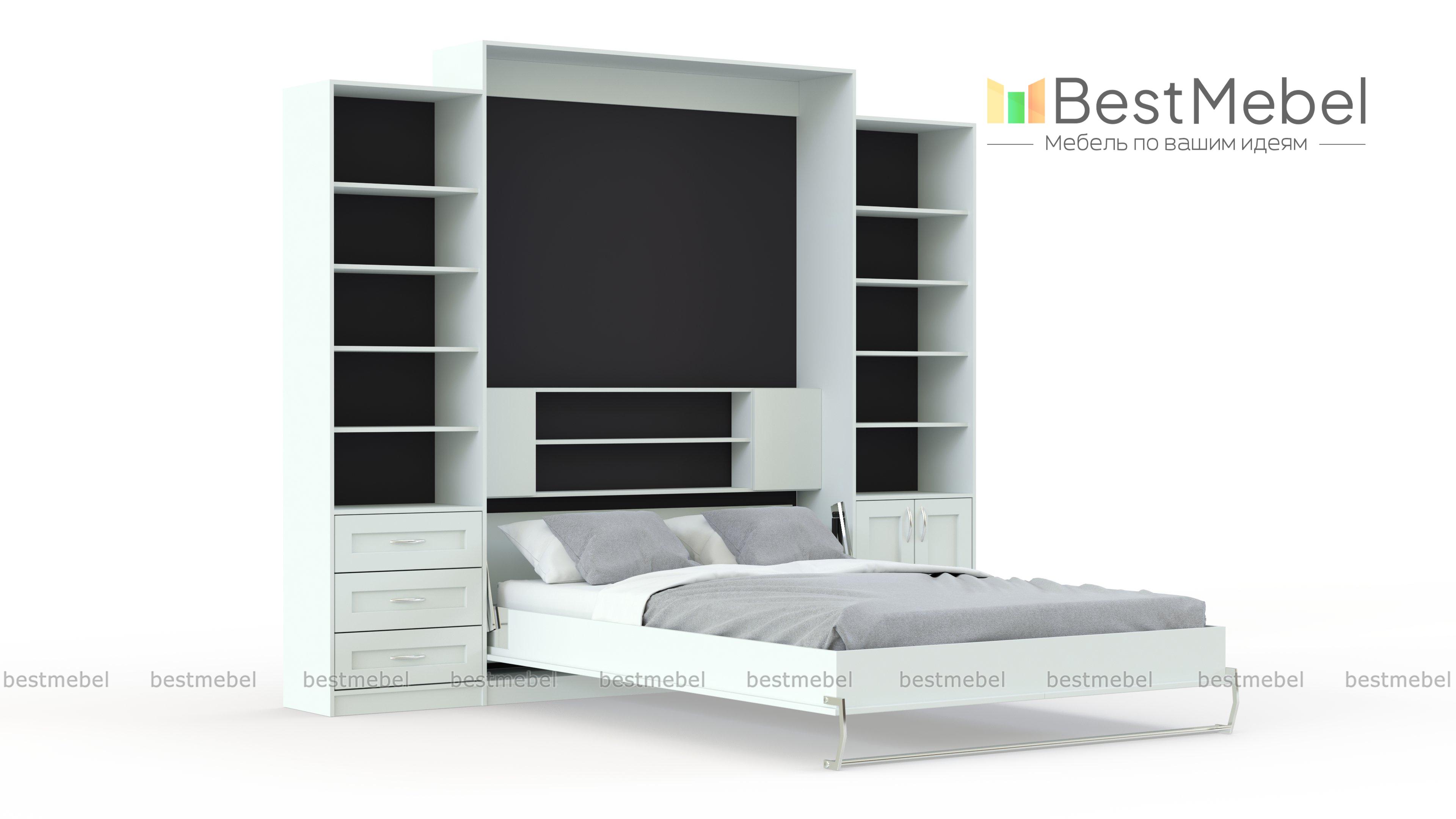 Шкаф-кровать трансформер Мечта BMS - Фото