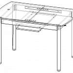 Схема сборки Кухонный стол Танго ПО-1 BMS
