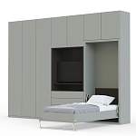 Шкаф-кровать трансформер Марио 38 BMS - Фото 1