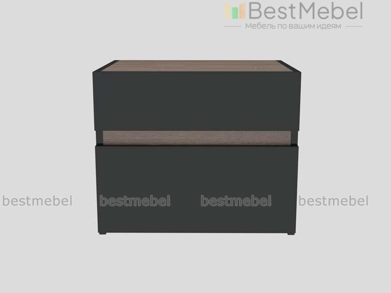 Прикроватная тумба Асти Блэк BMS - Фото