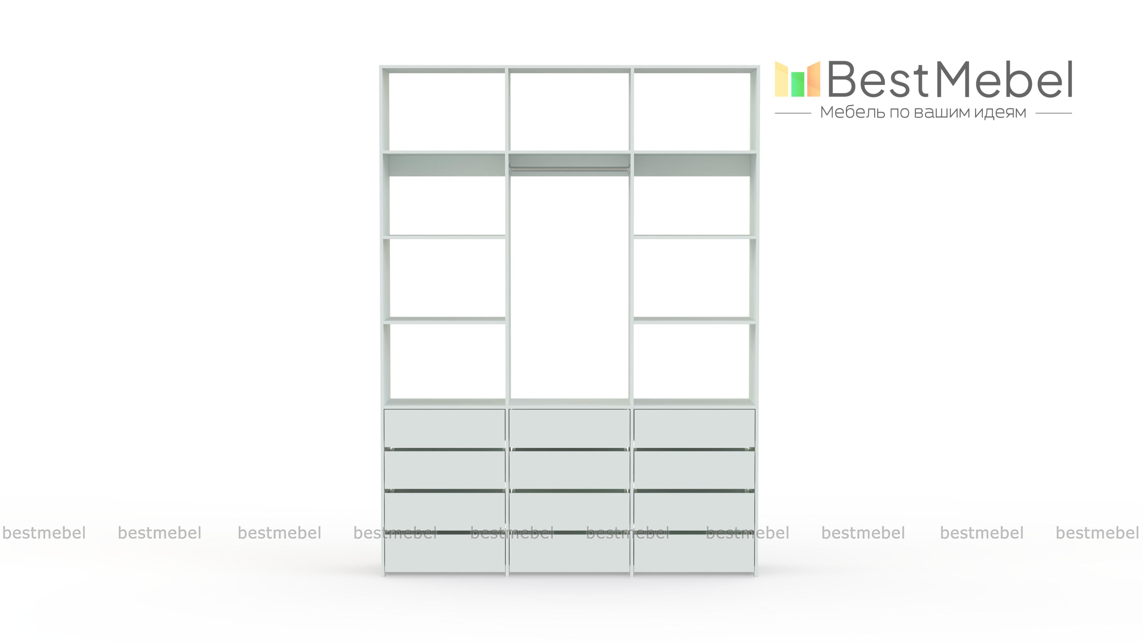 Стеллаж для одежды Мирта 49 BMS - Фото