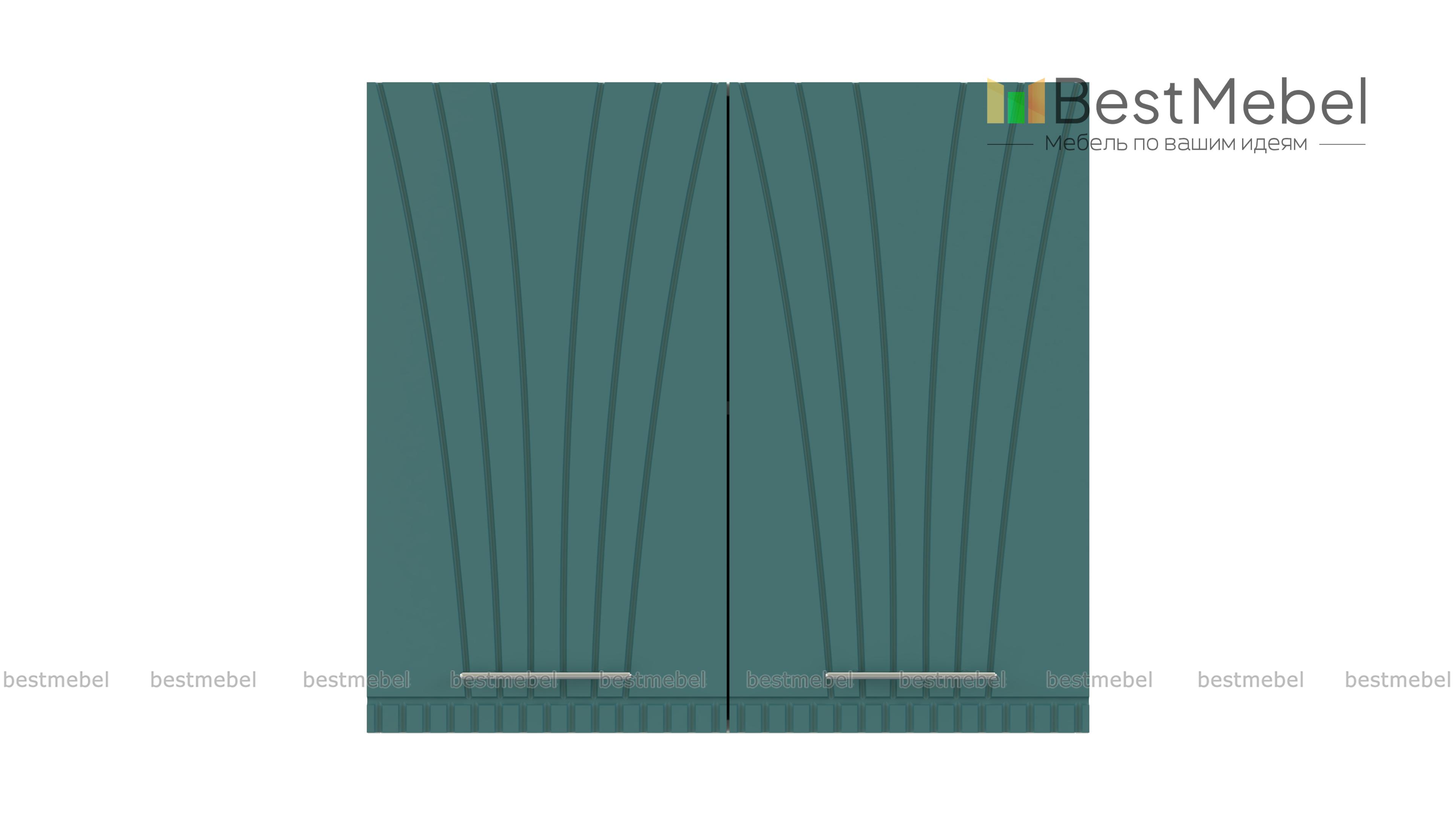 Шкаф навесной 2 двери Паллада BMS - Фото