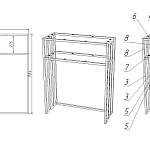 Консольный стол Мартин 3 BMS