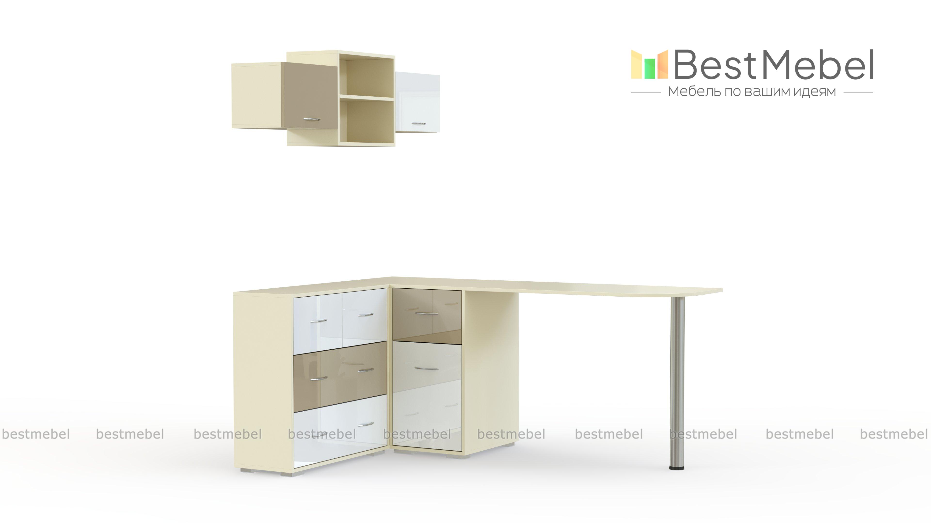 Письменный стол Глэм 3 BMS - Фото