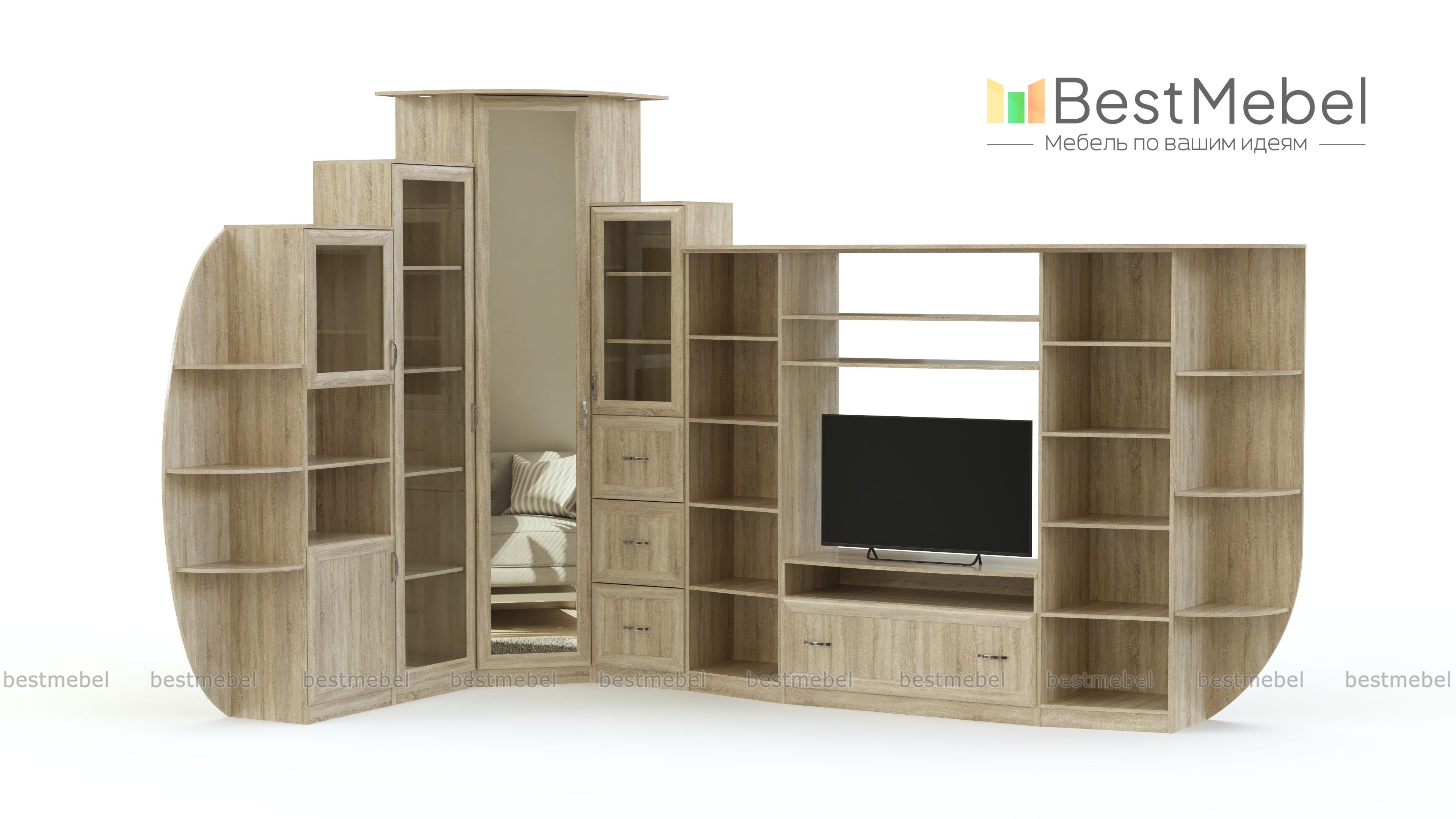 Угловая стенка Есения 32 BMS - Фото