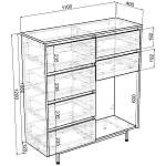 Комод Николь Нео 11 BMS