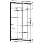 Схема сборки Шкаф-купе Амадеус-4 BMS