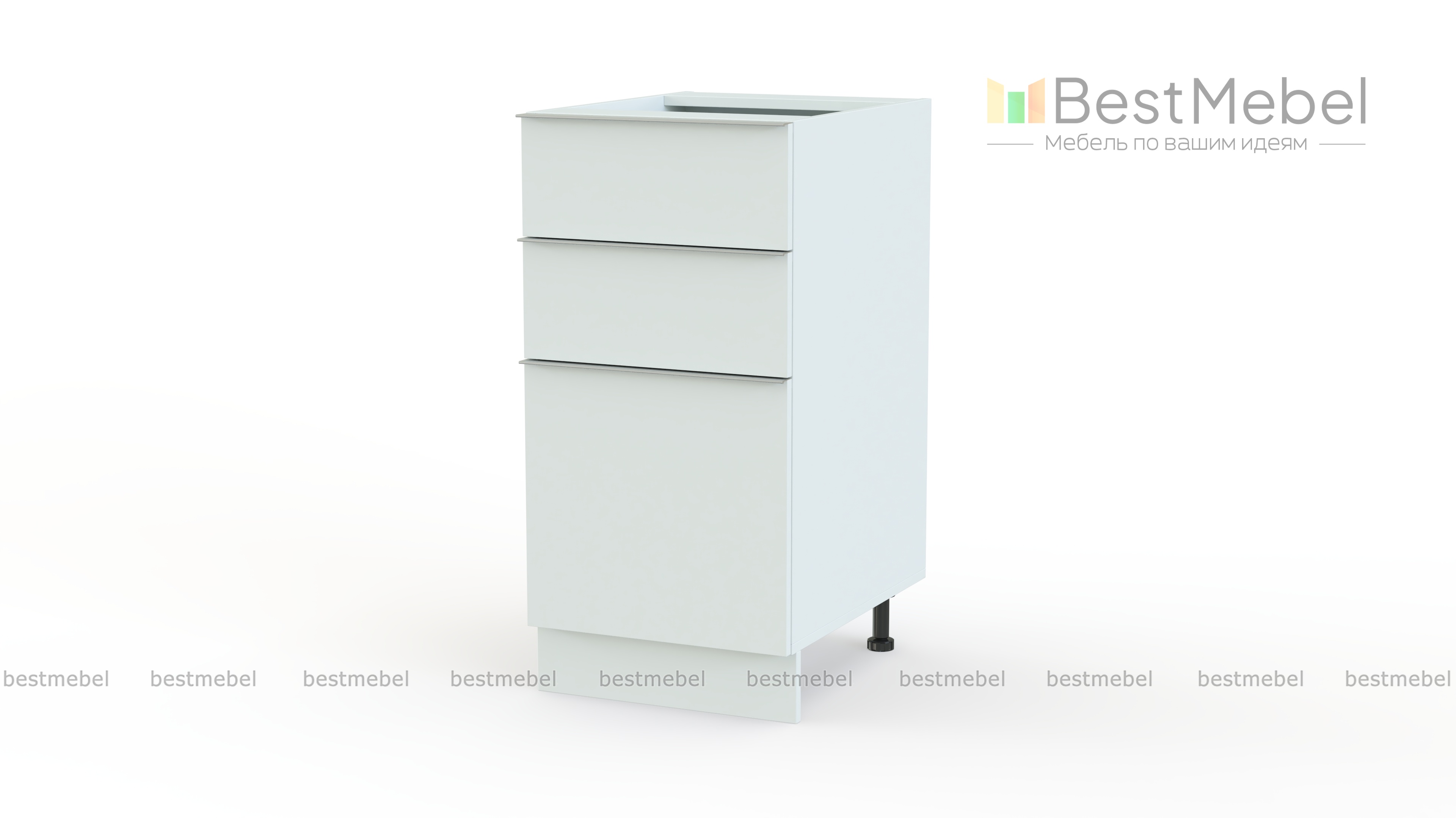 Шкаф нижний с 3-мя ящиками Фьюжн BMS