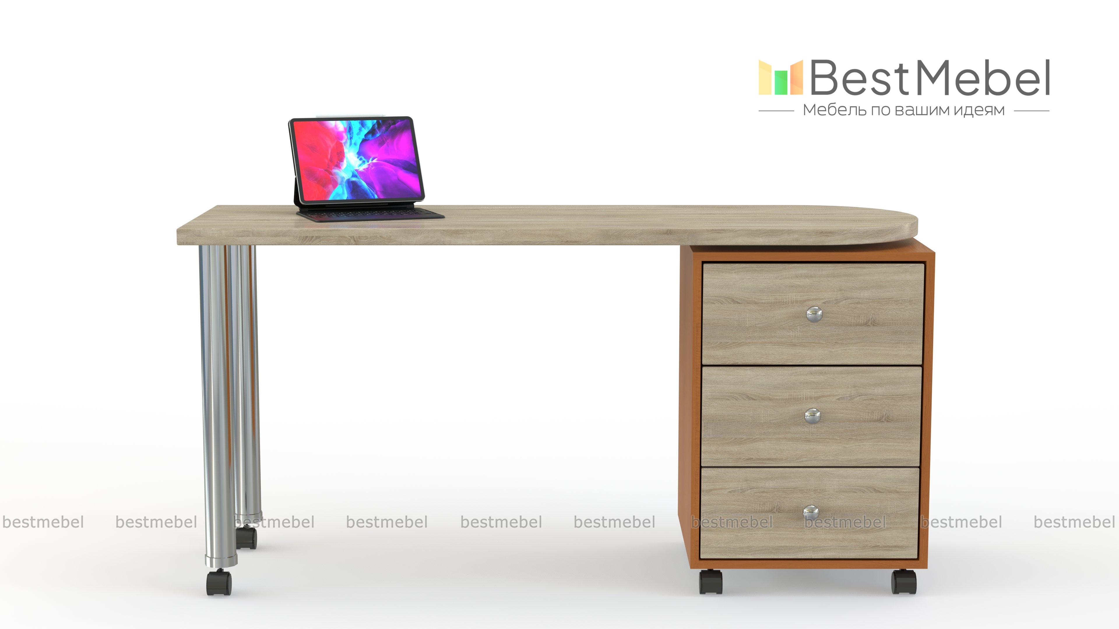 Стол с тумбой Ной-5 BMS - Фото