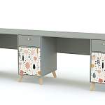 Письменный стол для двоих Эльза 2 BMS - Фото 1