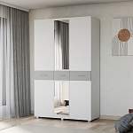 Шкаф 3-створчатый Линда с зеркалом BMS - Фото 9